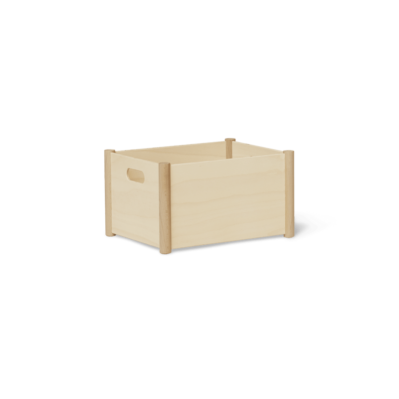 Pillar Storage Box - Form + Refine Storage + Organization - Medium - Beech - HORNE