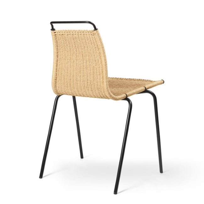 PK1 Chair - Natural Paper Cord - Carl Hansen & Son Chairs - stainless steel - HORNE