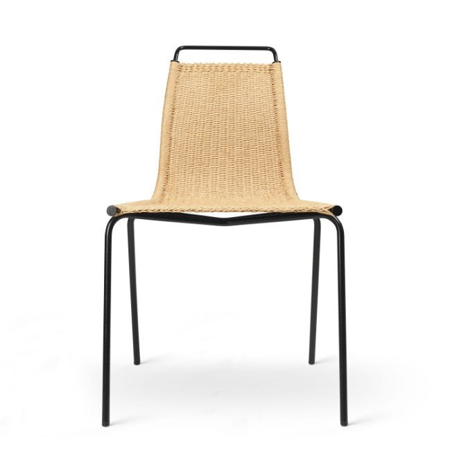 PK1 Chair - Natural Paper Cord - Carl Hansen & Son Chairs - stainless steel - HORNE