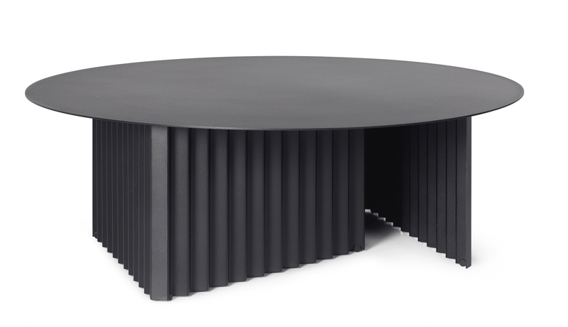 Plec Round Coffee Table - Large - RS Barcelona - Tables + Desks - Green Steel - HORNE