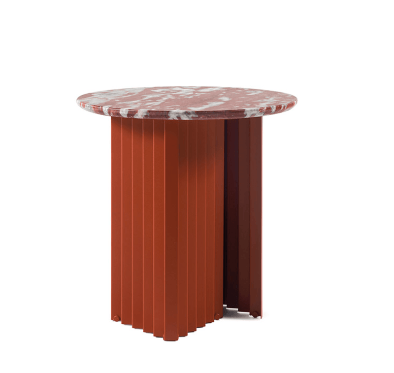 Plec Round Coffee Table - Small - RS Barcelona - Tables + Desks - White Steel - HORNE