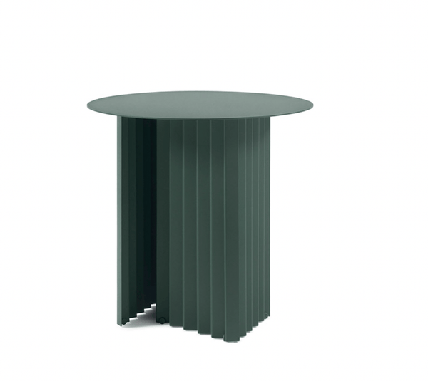 Plec Round Coffee Table - Small - RS Barcelona - Tables + Desks - Green Steel - HORNE