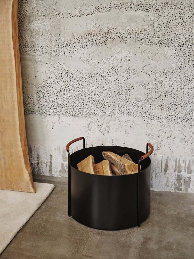 Port Firewood Bucket - Ferm Living - Fireplace - HORNE