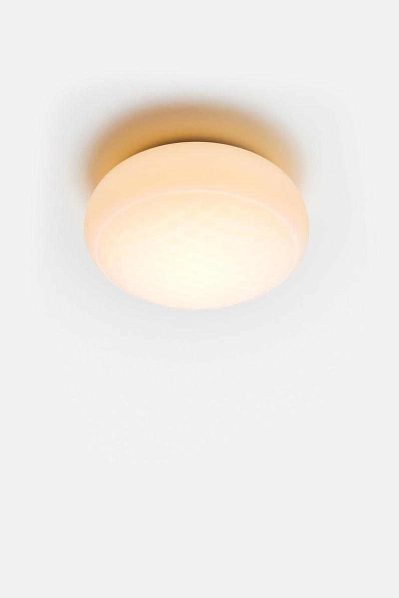Print Flush Mount - RBW Lighting - Small Globe - Clear/Frosted Glass - 2700K (warm white) - HORNE
