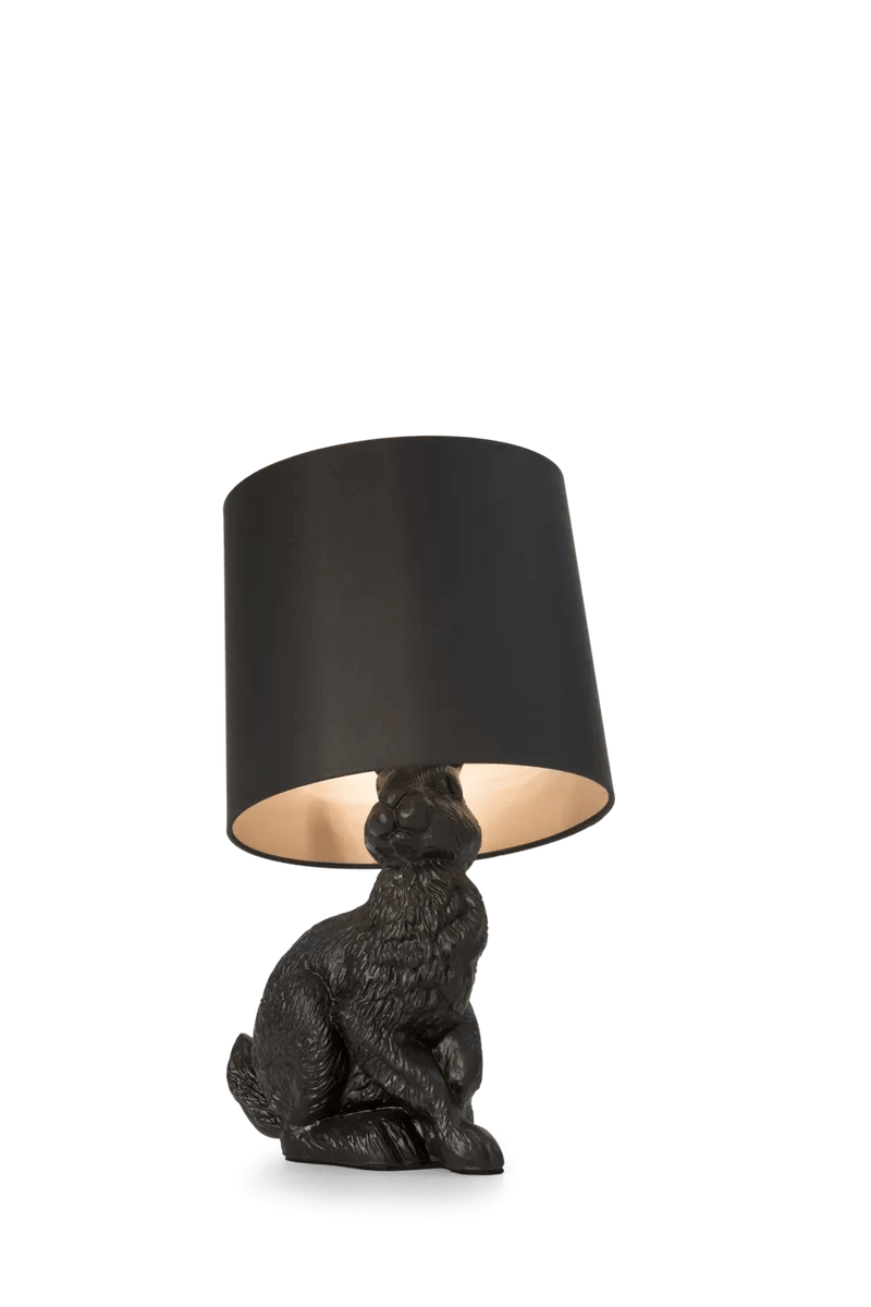 Rabbit Lamp - Moooi Lighting - Rabbit lamp shade black - HORNE