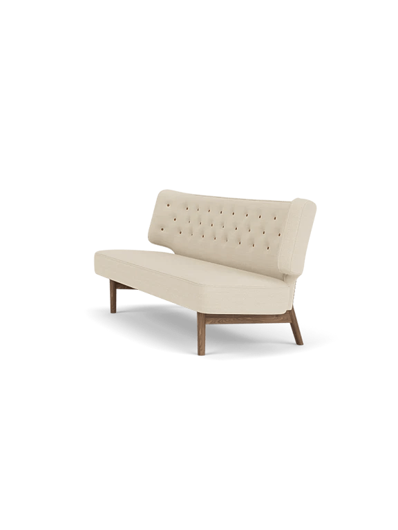 Radiohus Sofa - 2 Seater - Audo Copenhagen Sofas - Natural Oak - Dakar Leather - 0250 Cognac - HORNE
