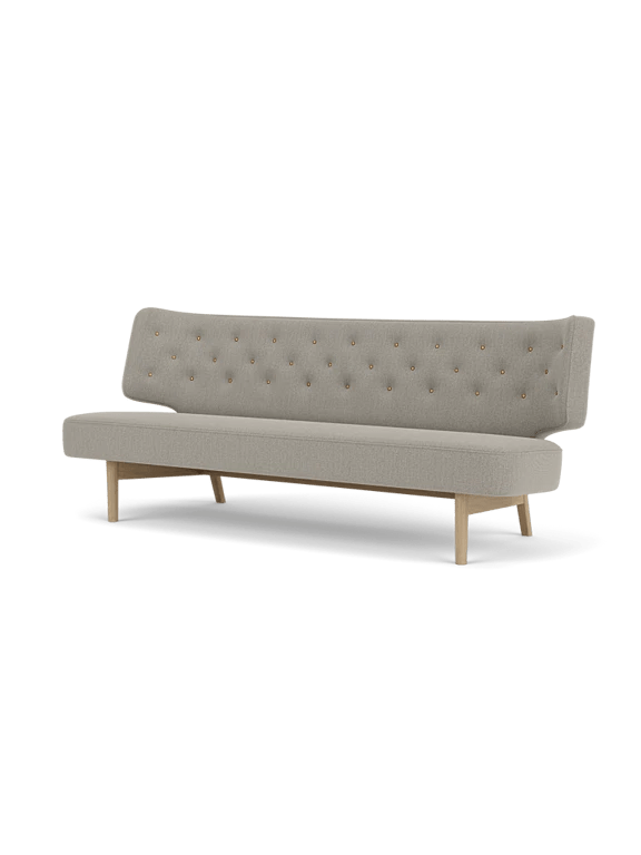 Radiohus Sofa - 2 Seater - Audo Copenhagen Sofas - Natural Oak - Dakar Leather - 0250 Cognac - HORNE