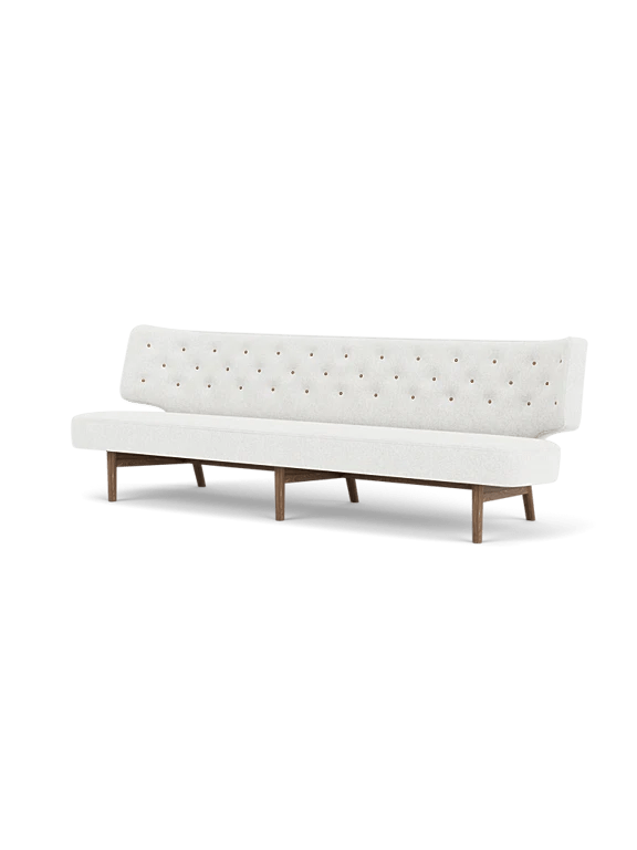 Radiohus Sofa - 3 Seater - Audo Copenhagen Sofas - Natural Oak - Dakar Leather - 0250 Cognac - HORNE