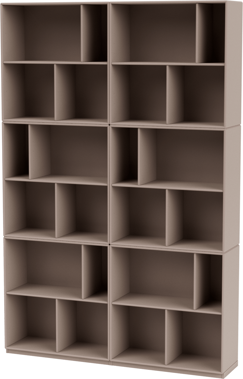 Read Spacious Bookshelf - With Plinth Base - Montana - Shelving - Anthracite - 1.2