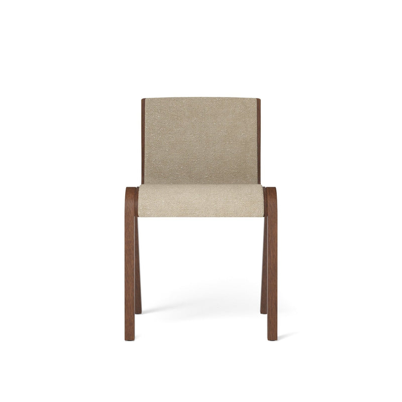Ready Dining Chair - Fully Upholstered - Audo Copenhagen - Chairs - Natural Oak - Boucle 02 - HORNE