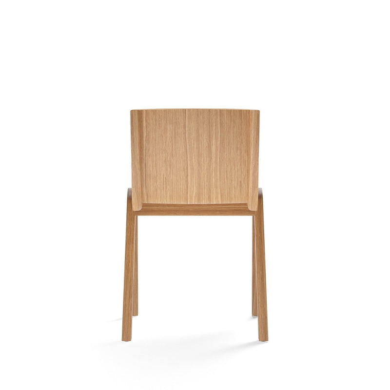 Ready Dining Chair - Upholstered Seat - Audo Copenhagen - Chairs - Natural Oak - Boucle 02 - HORNE