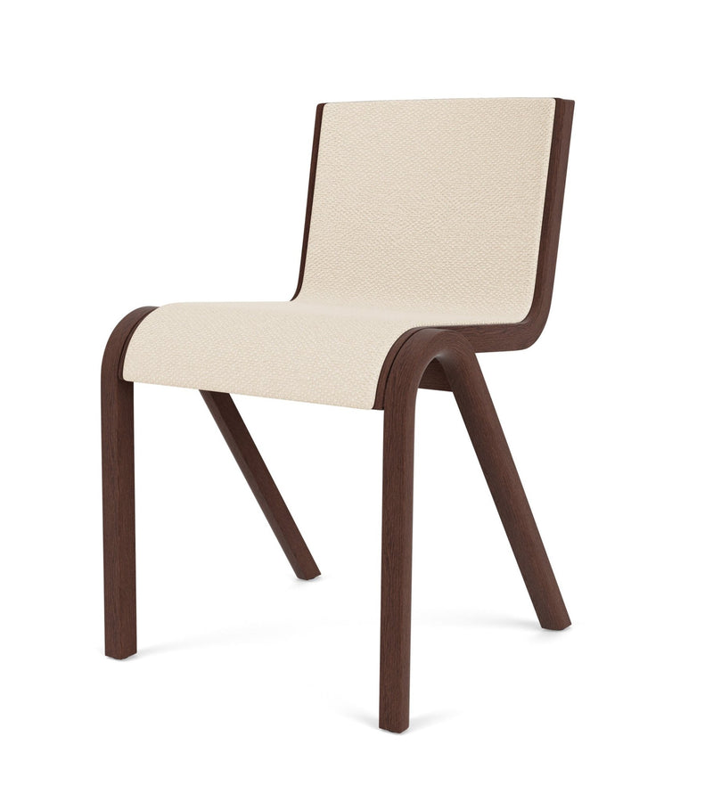 Ready Dining Chair - Upholstered Seat - Audo Copenhagen - Chairs - Natural Oak - Boucle 02 - HORNE