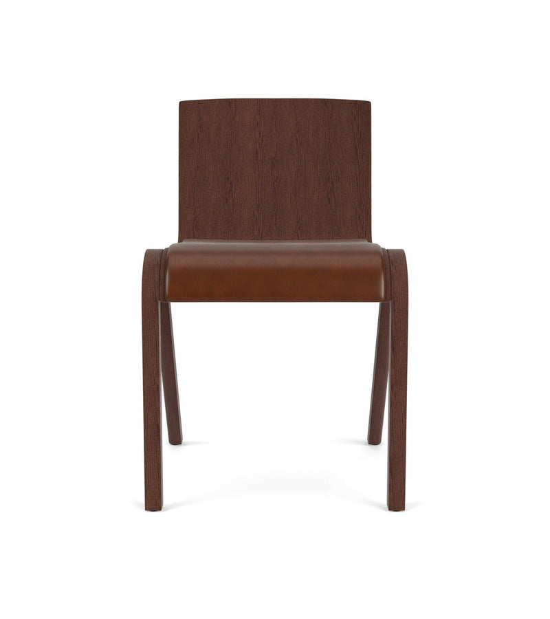 Ready Dining Chair - Upholstered Seat - Audo Copenhagen - Chairs - Natural Oak - Boucle 02 - HORNE