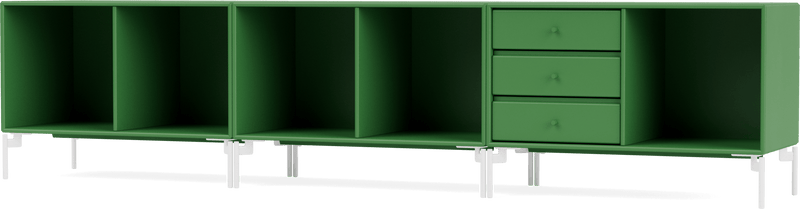 Rest Bench - With Legs - Montana - Sideboards + Cabinets - Anthracite - Matte Chrome - HORNE