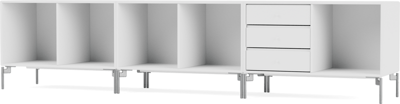 Rest Bench - With Legs - Montana - Sideboards + Cabinets - Anthracite - Matte Chrome - HORNE