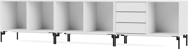 Rest Bench - With Legs - Montana - Sideboards + Cabinets - Anthracite - Matte Chrome - HORNE