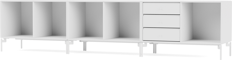 Rest Bench - With Legs - Montana - Sideboards + Cabinets - Anthracite - Matte Chrome - HORNE