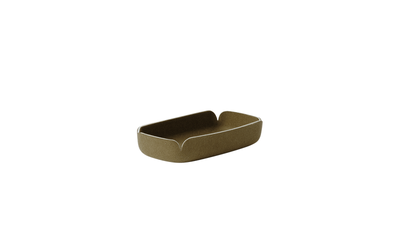 Restore Tray - Muuto Serveware - Small - Brown Green - HORNE