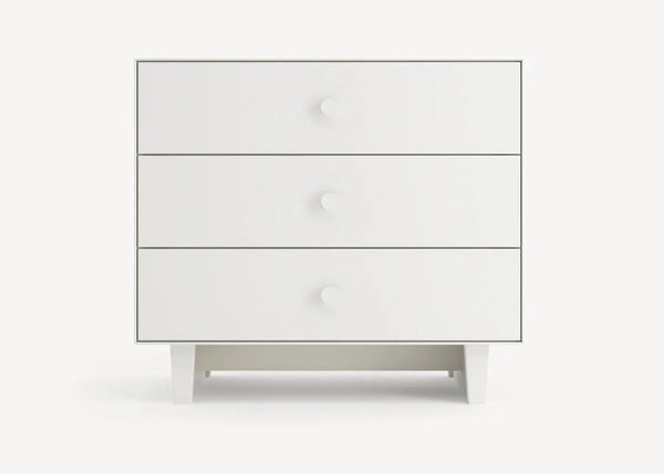 Rhea 3 - Drawer Dresser - Oeuf Kids + Baby - White - HORNE