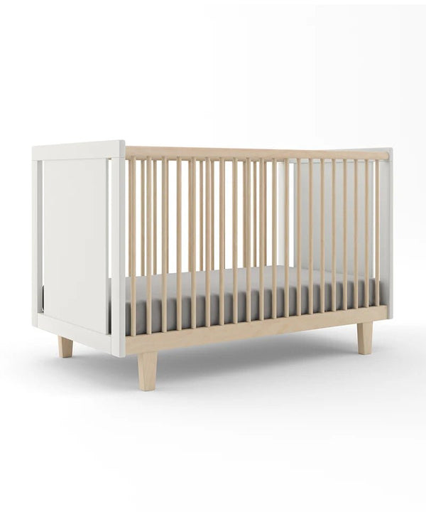 Rhea Crib - Oeuf - Kids + Baby - White/Birch - HORNE