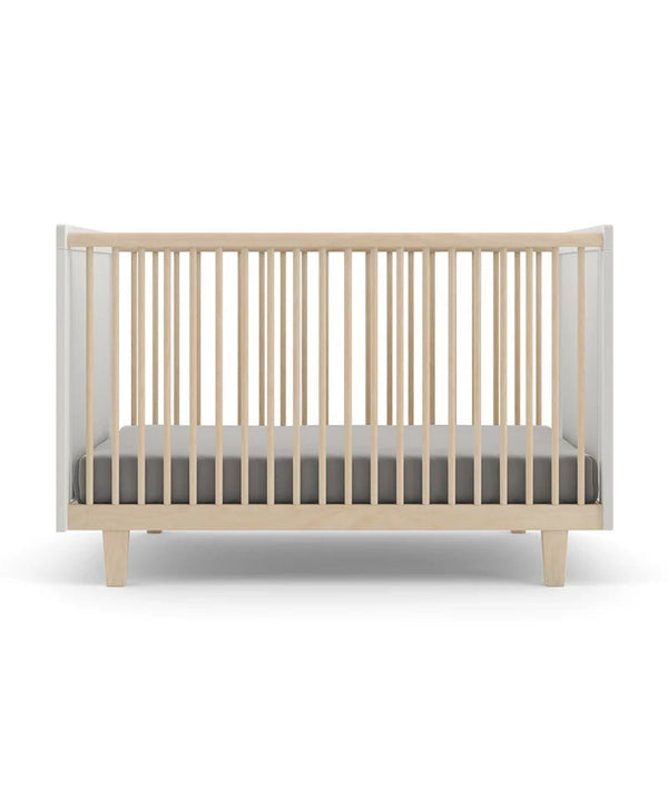 Rhea Crib - Oeuf - Kids + Baby - White/Walnut - HORNE