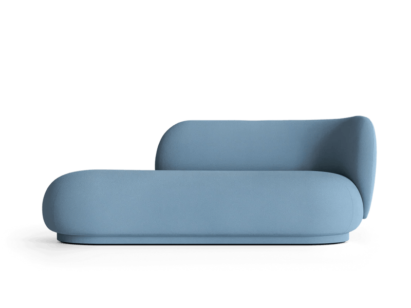 Rico Divan Right - Ferm Living Sofas - Bouclé - Off - White - HORNE