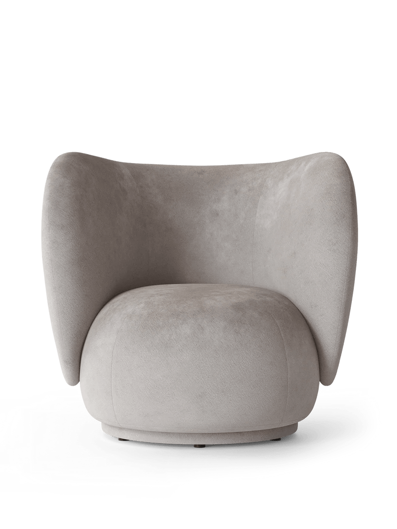 Rico Lounge Chair - Louisiana - Ferm Living Chairs - Sand/Black - HORNE
