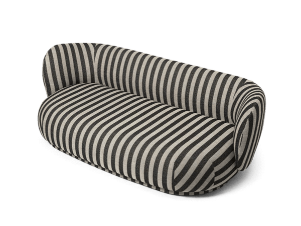 Rico Lounger Ferm Living Sofa - Louisiana - Sand/Black - HORNE