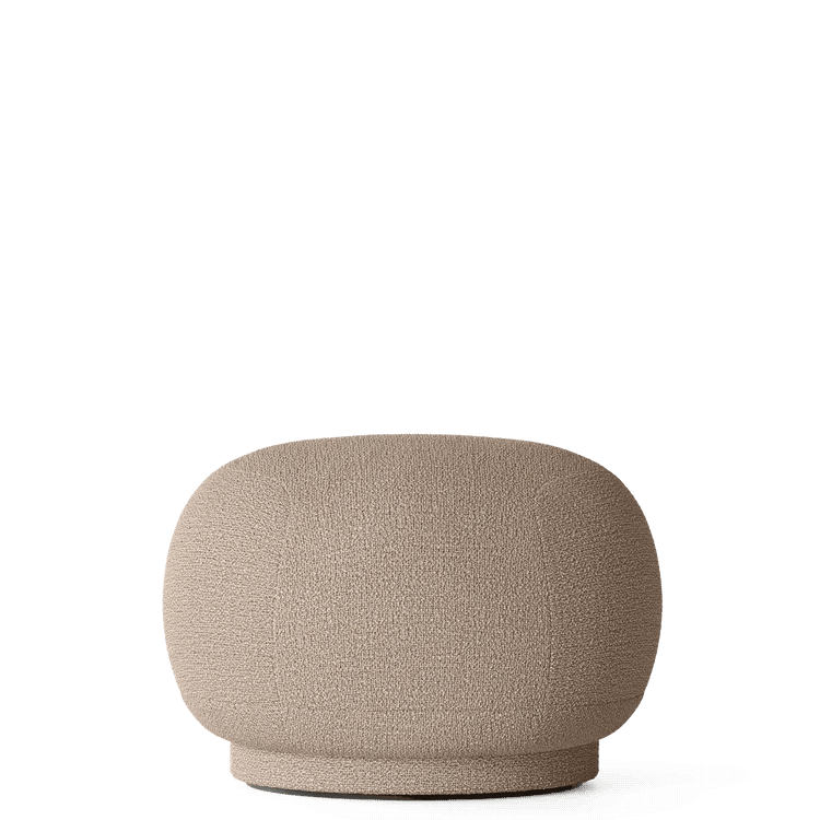 Rico Pouf - Ferm Living Stools + Benches + Ottomans - Grain - Chocolate - HORNE