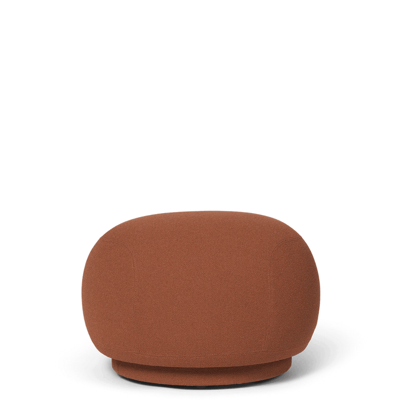 Rico Pouf - Ferm Living Stools + Benches + Ottomans - Grain - Chocolate - HORNE