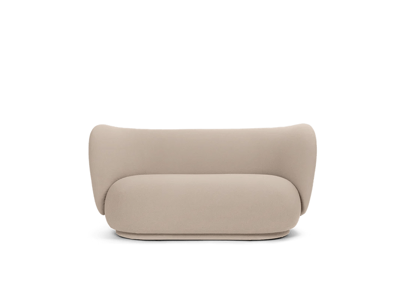Rico Sofa 2 - Ferm Living Sofas - Bouclé - Off - White - HORNE