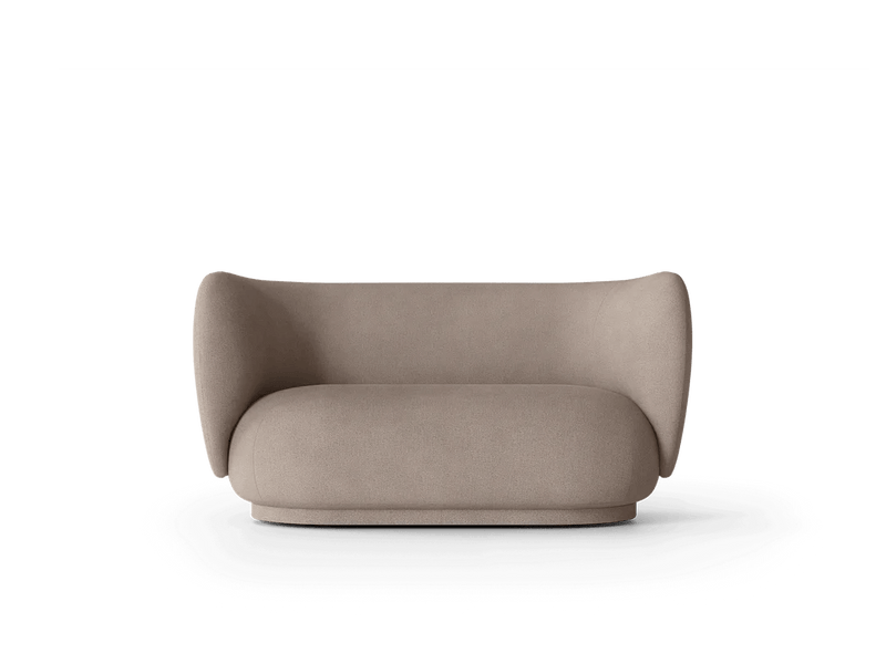 Rico Sofa 2 - Ferm Living Sofas - Bouclé - Off - White - HORNE