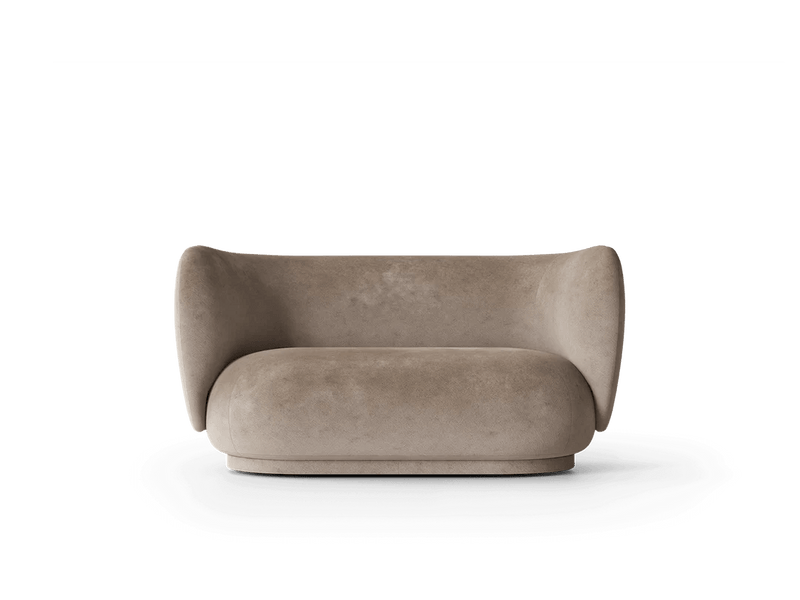 Rico Sofa 2 - Ferm Living Sofas - Bouclé - Off - White - HORNE