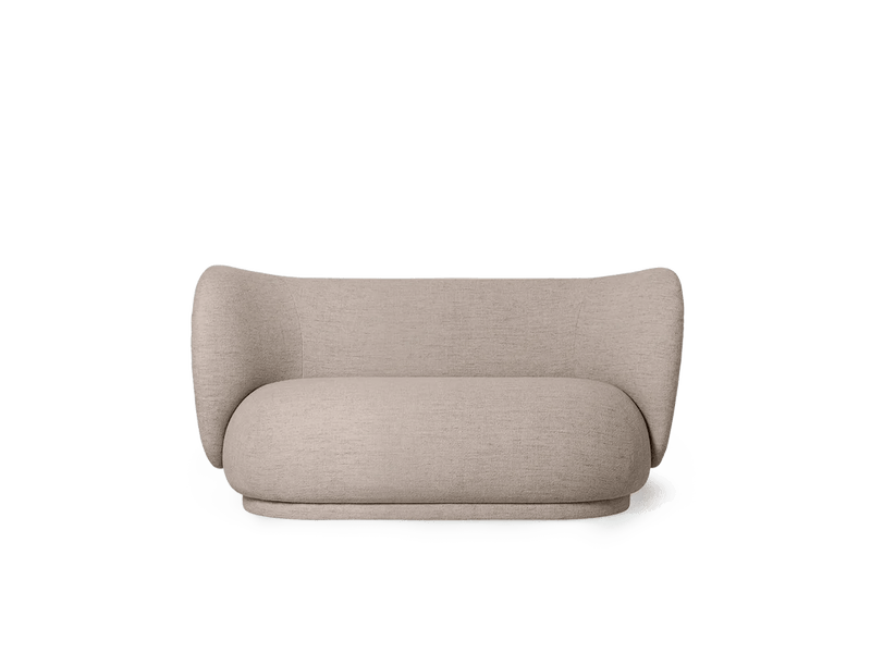 Rico Sofa 2 - Ferm Living Sofas - Bouclé - Off - White - HORNE