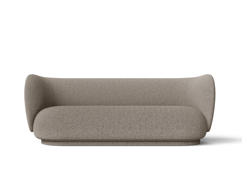 Rico Sofa 3 - Ferm Living Sofas - Bouclé - Sand - HORNE