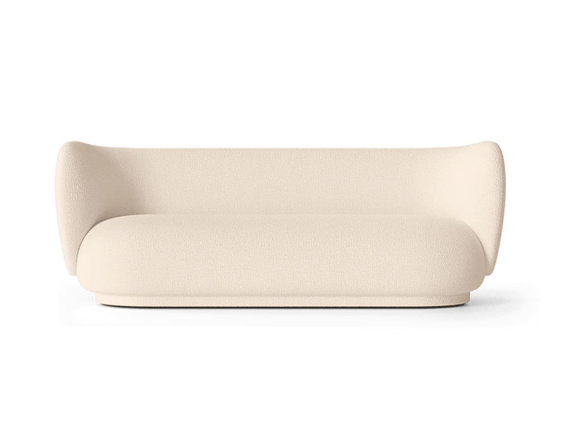 Rico Sofa 3 - Ferm Living Sofas - Bouclé - Sand - HORNE