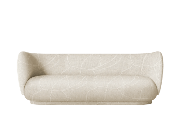 Rico Sofa 3 - Ferm Living Sofas - Can Lis - Sand/Off - White - HORNE