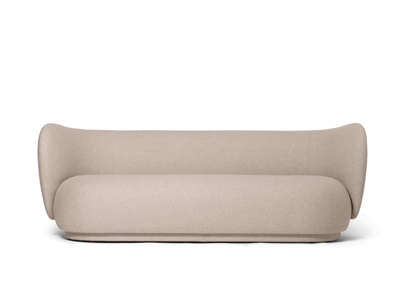 Rico Sofa 3 - Ferm Living Sofas - Bouclé - Sand - HORNE