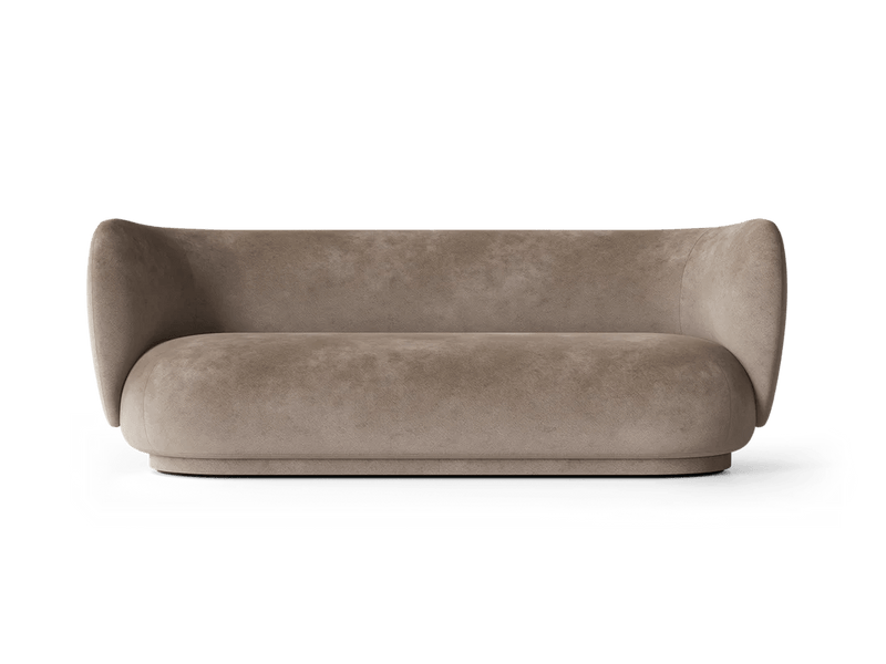 Rico Sofa 3 - Ferm Living Sofas - Bouclé - Sand - HORNE