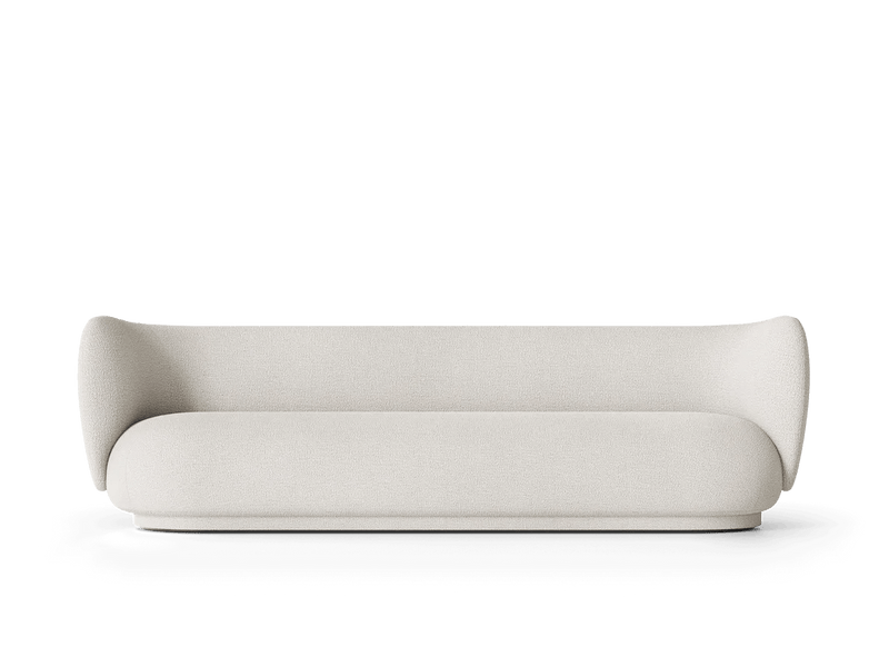 Rico Sofa 4 - Ferm Living Sofas - Bouclé - Off - White - HORNE