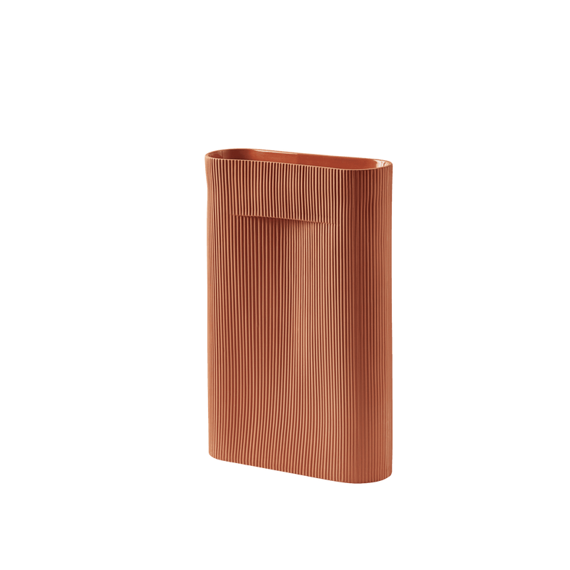 Ridge Vase - Muuto Vases - Small - Beige - HORNE