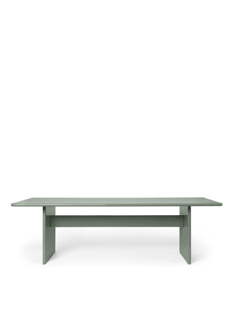 Rink Dining Table - Ferm Living - Tables - Small - Eggshell - HORNE