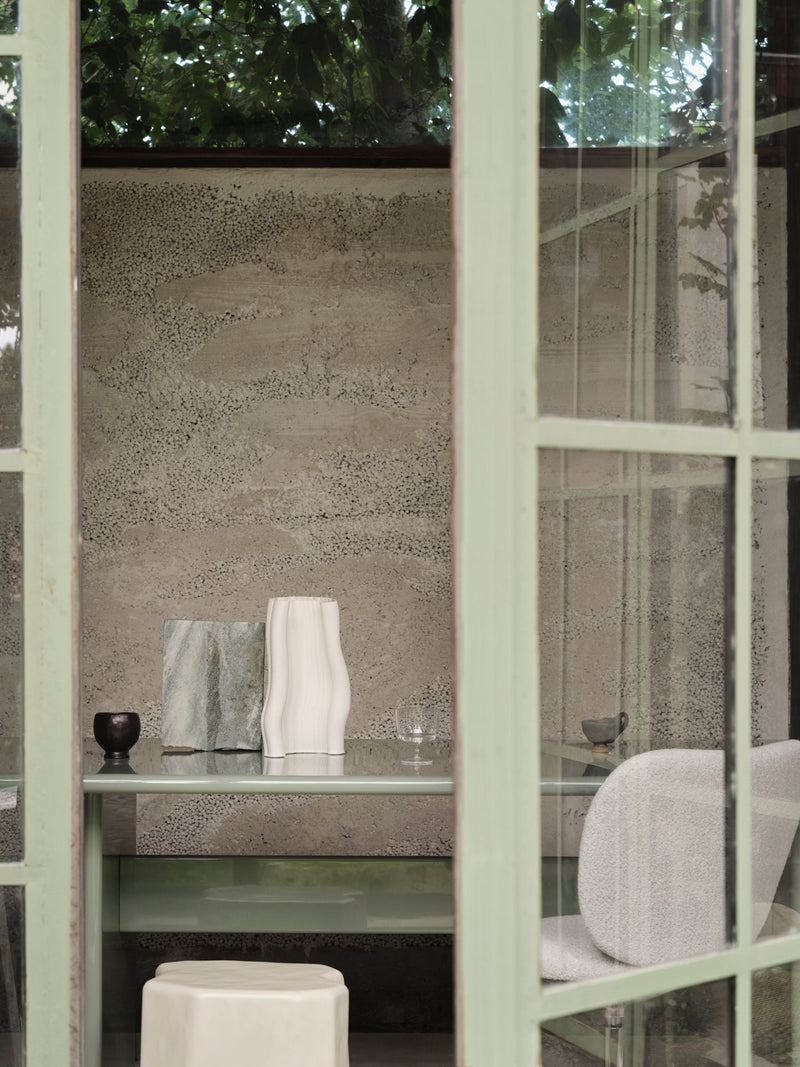 Rink Dining Table - Ferm Living - Tables - Small - Eggshell - HORNE