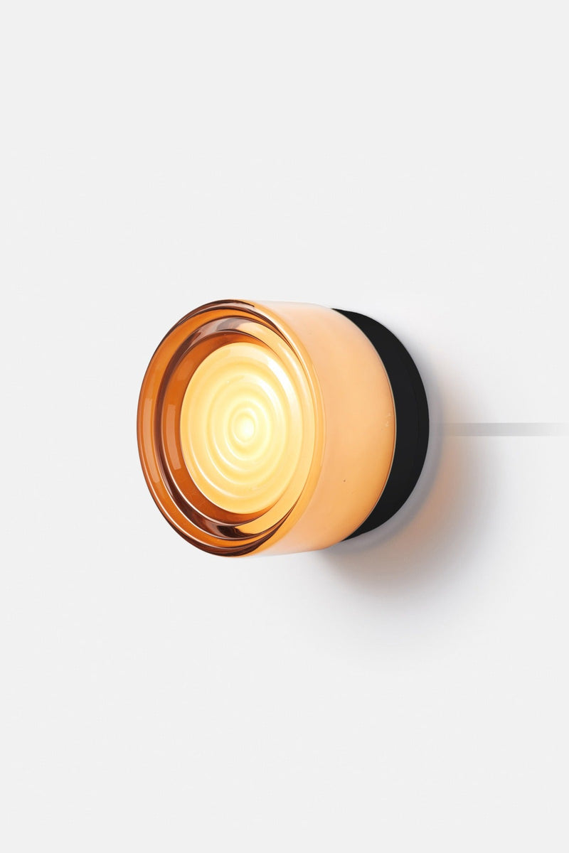 Ripple Corded - Black Anodized - RBW Lighting - White Interior - 2700K (warm white) - Corded Plug - in (Back) / 120V Input - HORNE