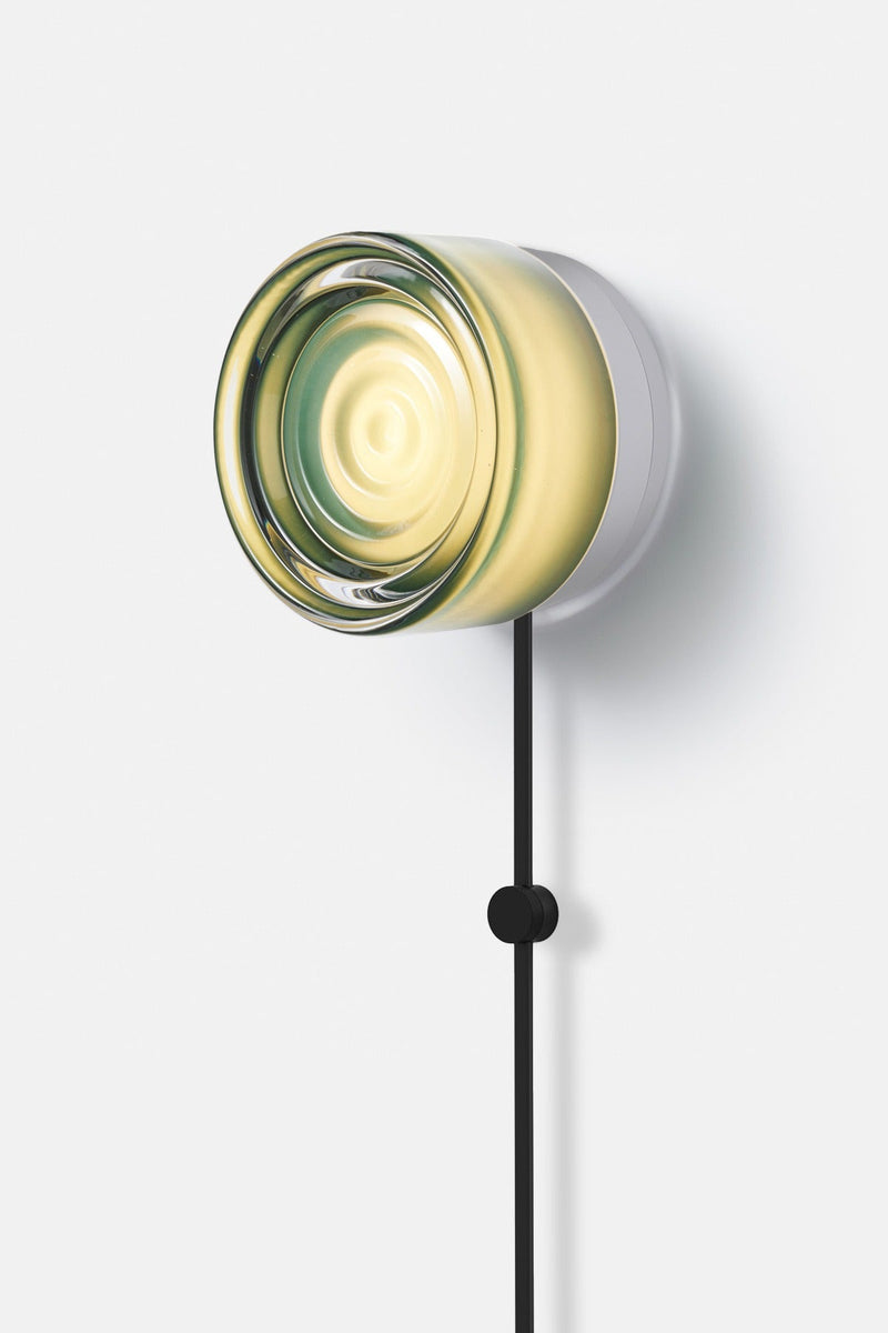 Ripple Corded - Natural Anodized - RBW Lighting - White Interior - 2700K (warm white) - Corded Plug - in (Back) / 120V Input - HORNE