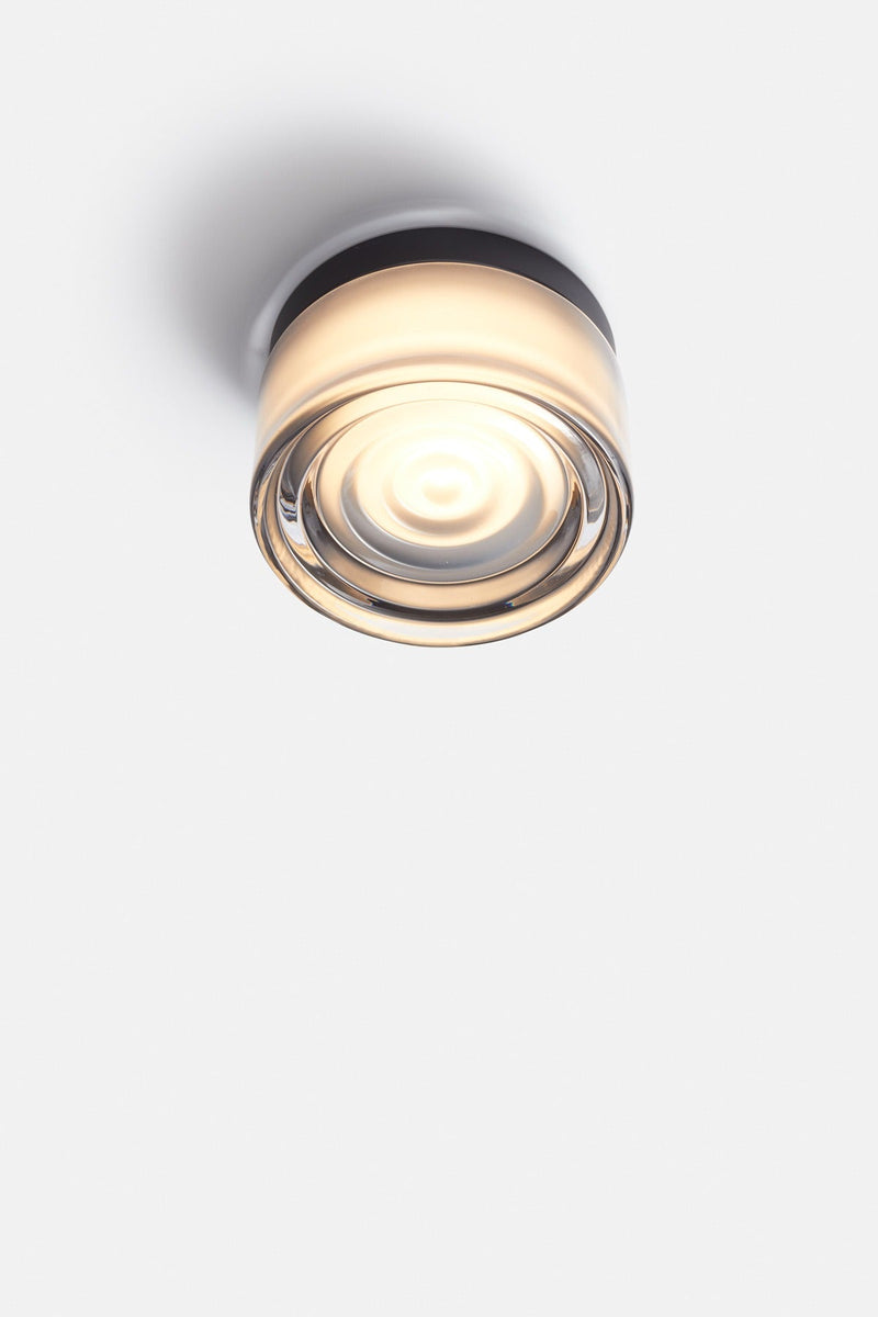 Ripple Flush Mount - RBW Lighting - White Interior - Natural Anodized - 2700K (warm white) - HORNE