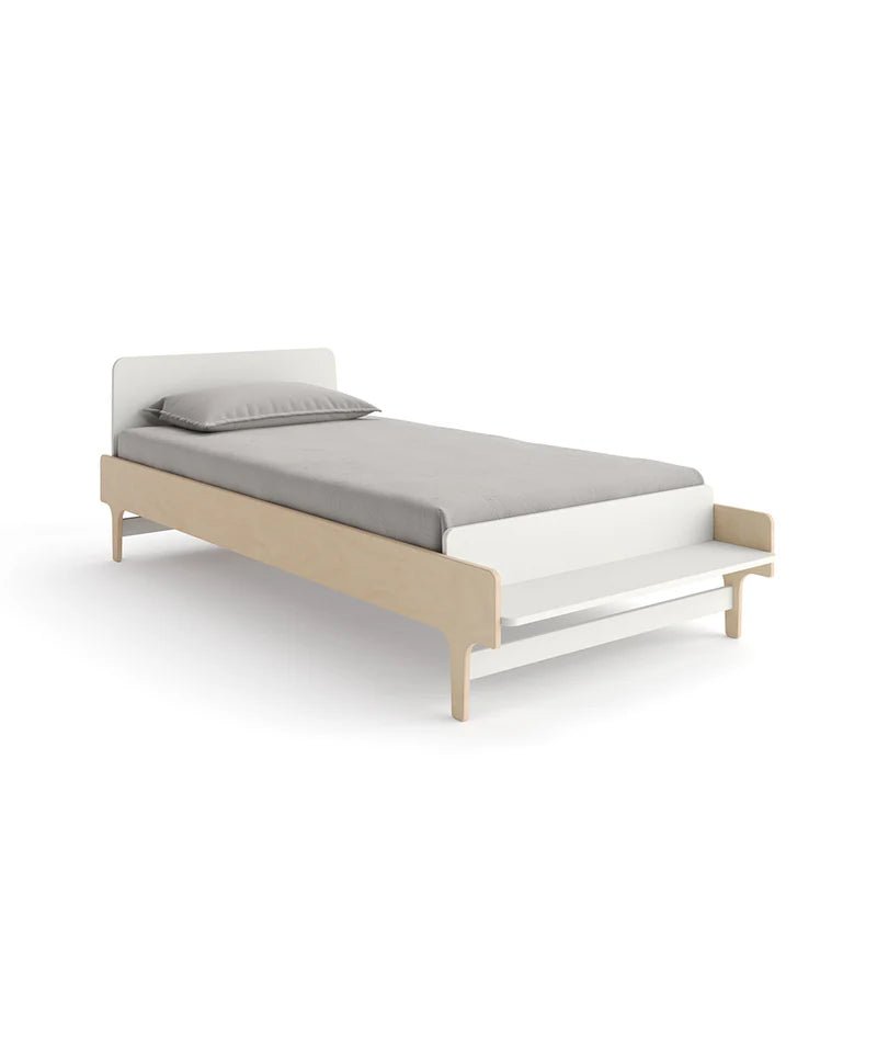 River Twin Bed - Oeuf - Kids + Baby - White/Birch - HORNE