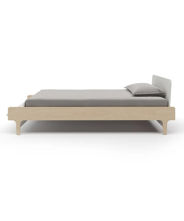 River Twin Bed - Oeuf - Kids + Baby - White/Walnut - HORNE