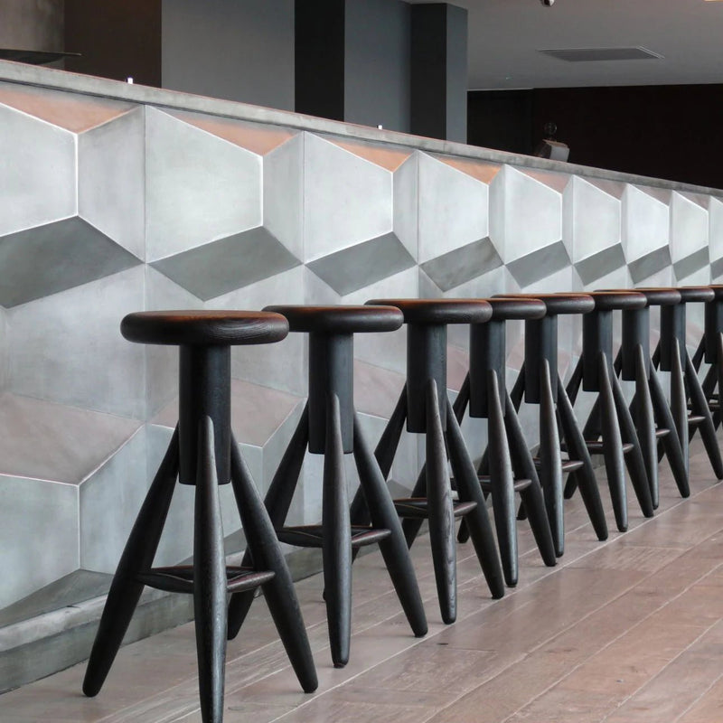 Rocket Stool - Artek Stools + Benches + Ottomans - Soaped Oak - HORNE