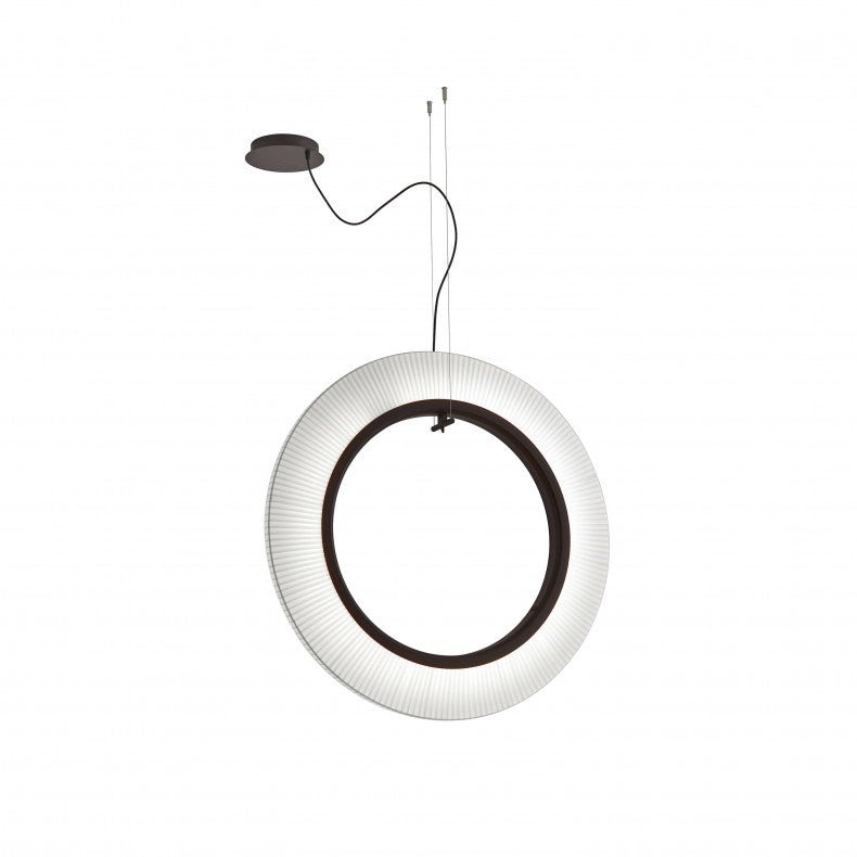 Roda S/90/V LED Dimmable Pendant - Bover - Ceiling Lights - Cream - 0 - 10V Dimmable - Surface Canopy - HORNE